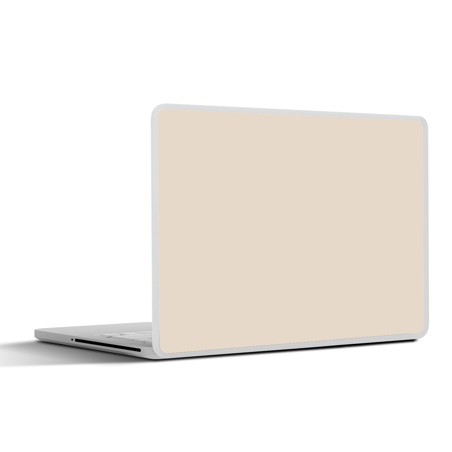 Laptop-Aufkleber Beige - Unifarben