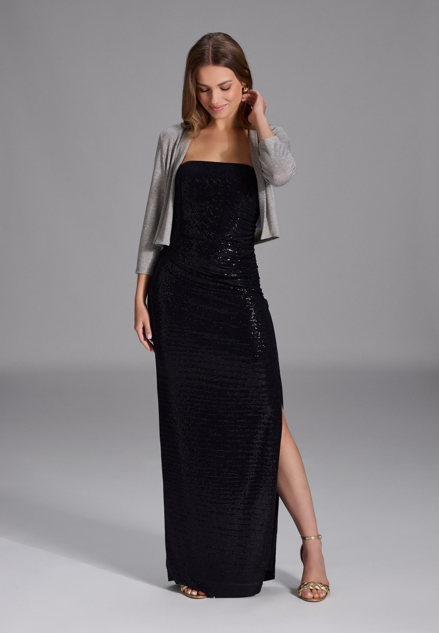 SWING Boleroblazer - Weiches Bolero-Jäckchen Figurbetonter Schnitt