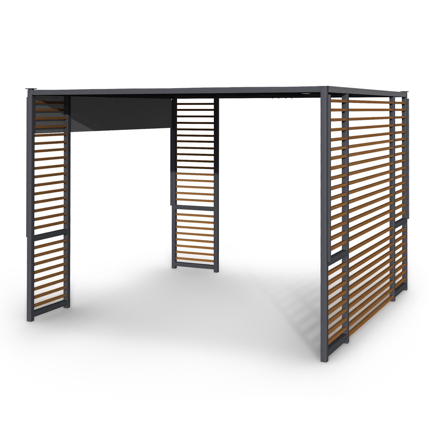 blumfeldt Pavillon Valence, (Packung, Set), Pergola Terrassenüberdachung Grillpavillon Gartenpavillon Terrasse