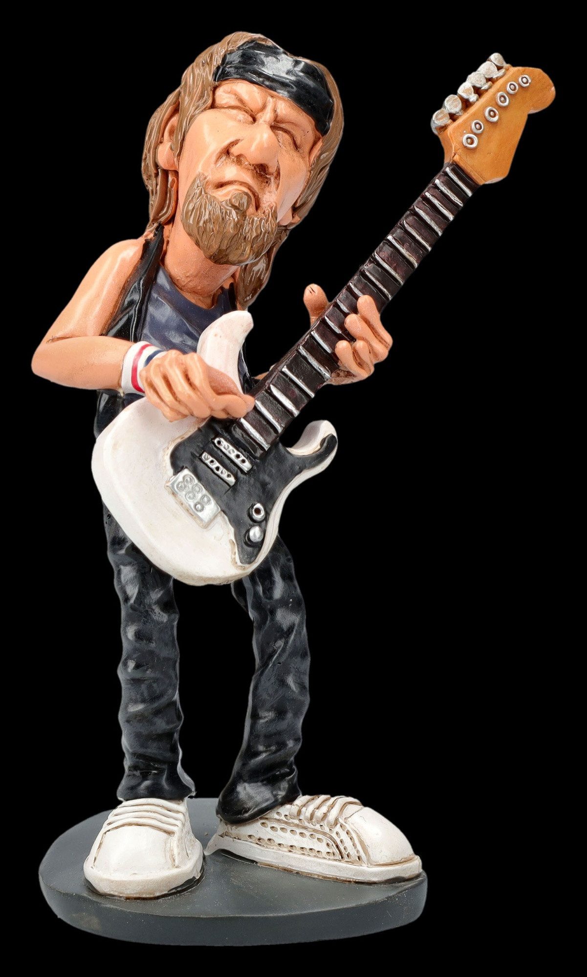 Figuren Shop GmbH Dekofigur Lustige Rockstar Figur - Gitarrist Adrian - Roc günstig online kaufen