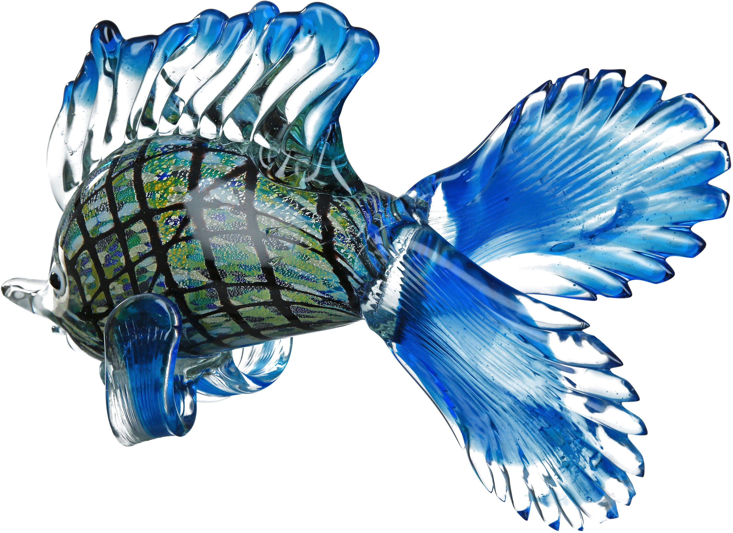 durchgefärbt Glasfisch Tierfigur (1 Casablanca Rainbow farblich Gilde St), by