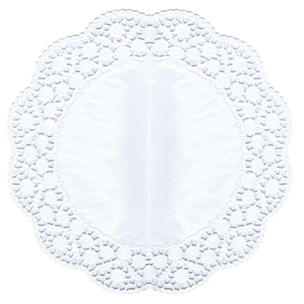 PAPSTAR Modellierwerkzeug 6 Tortenspitzen rund Ø 36 cm weiss