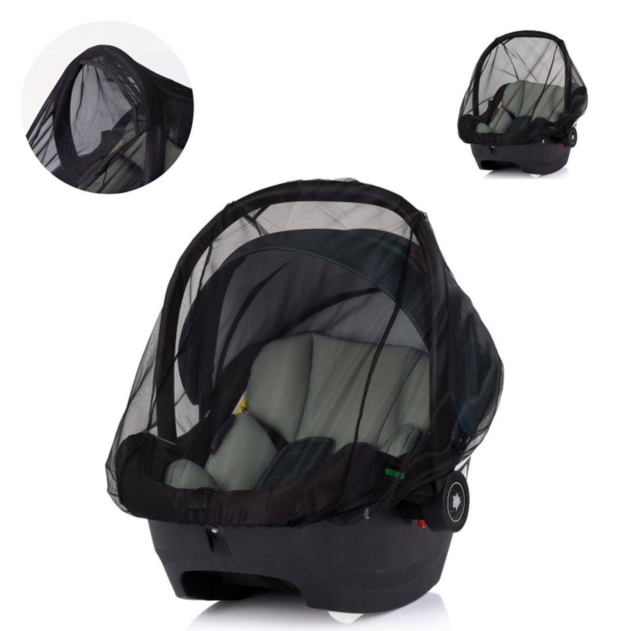 Chipolino Autokindersitz Moskitonetz für Babyschale, ab: 0, bis: 1, schützt vor Mücken und Insekten universal