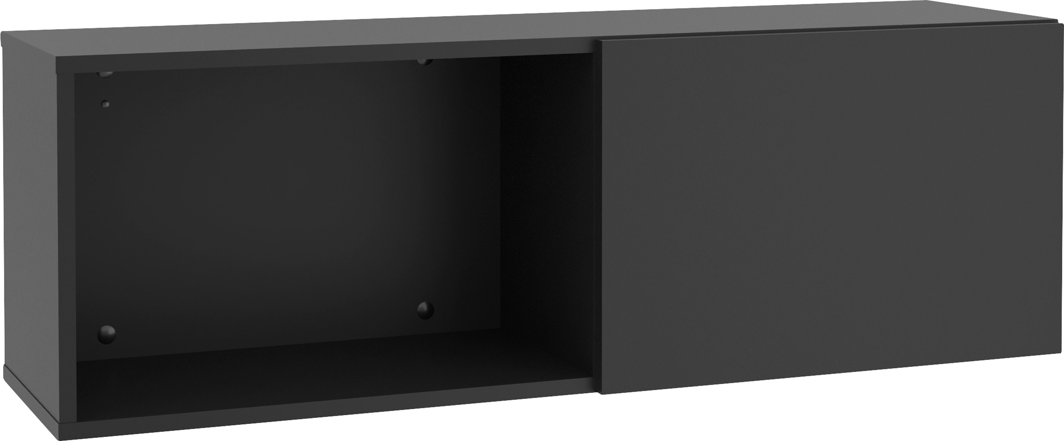 FMD Garderobe Dark, Garderobenregal mit Kleiderstange, Breite ca. 99 cm