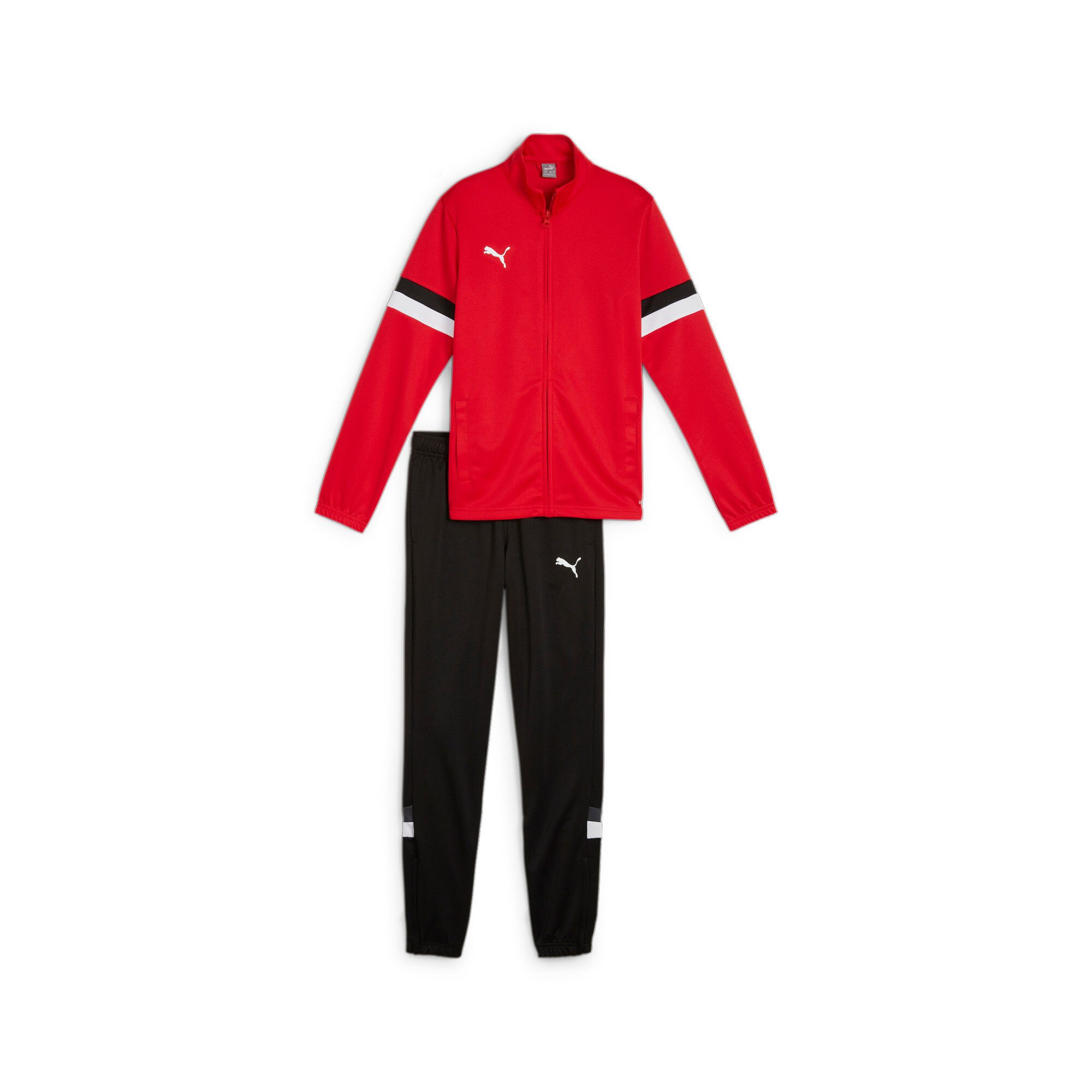 PUMA Trainingsanzug TEAMRISE TRACKSUIT JR (2-tlg), zweiteiliges Set, regular fit, für Jugendliche