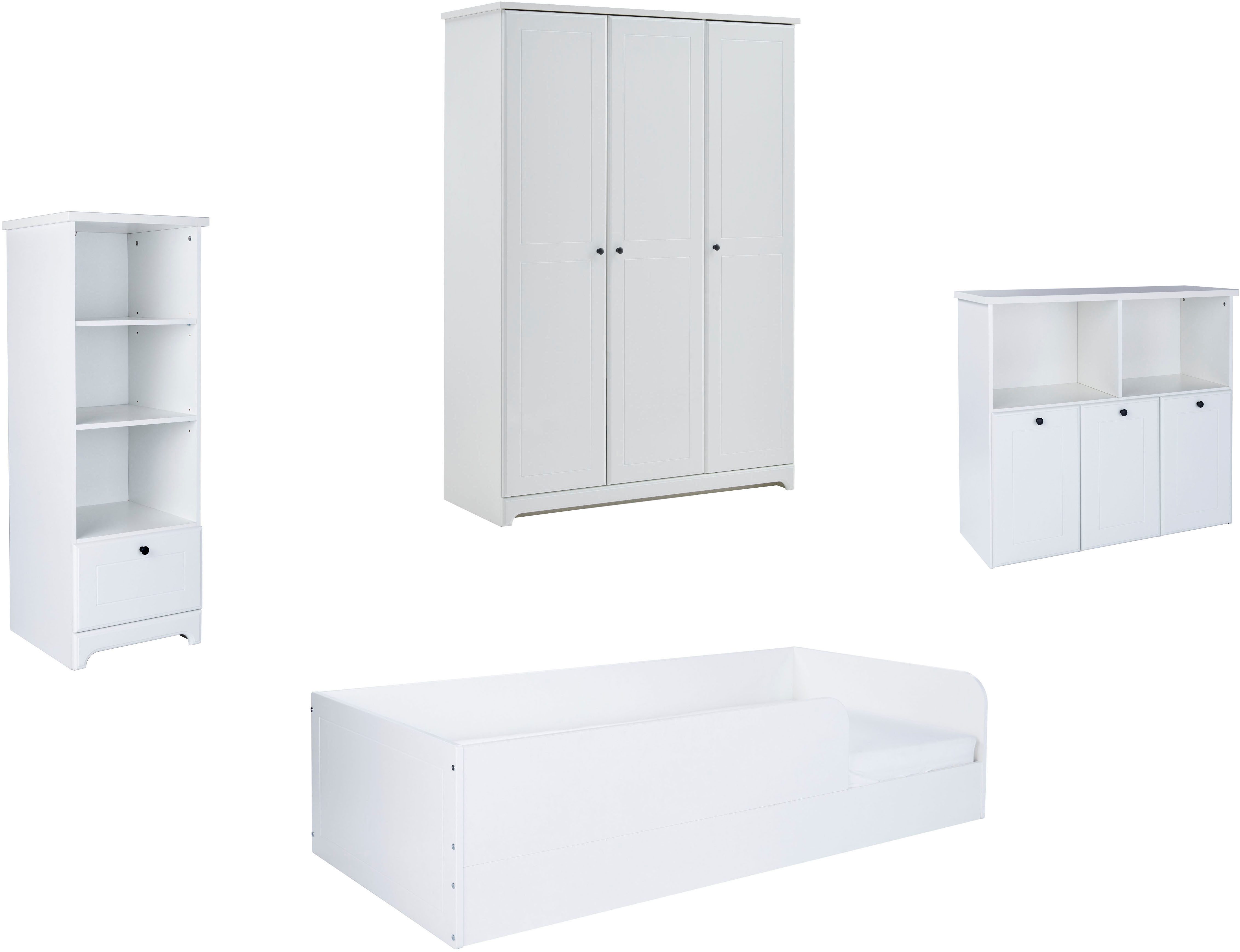 arthur berndt Jugendzimmer-Set Kinderzimmer »Thilo« Set 4-teilig, (Set, 4-tlg), Modernes Kleinkinderzimmer - Set