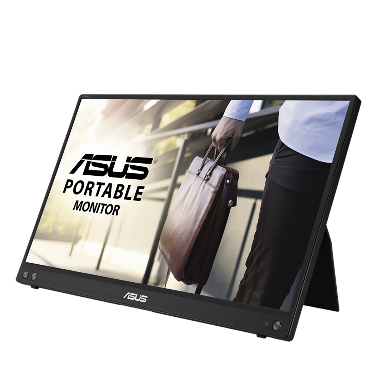 Asus MB16ACV LED-Monitor (39.6 cm/16 ", 1920 x 1080 px, 5 ms Reaktionszeit, IPS, 16:9, Schwarz)