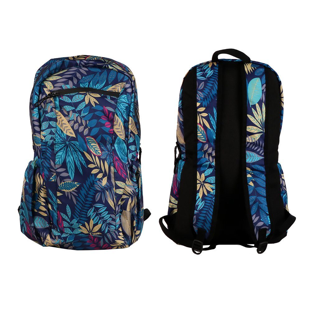 Reiserucksack Seitentasche, mit Blau Rucksack Ultraleicht, KAHOO Wasserfest