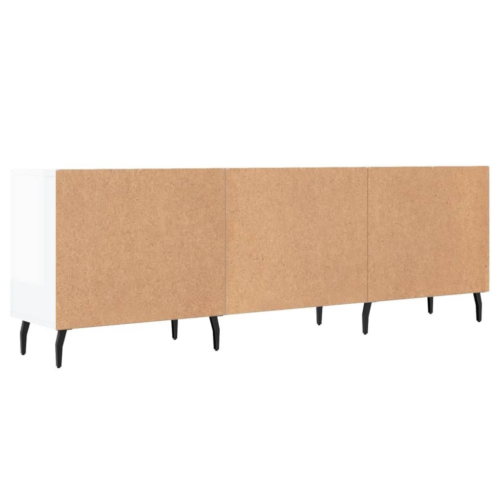 TV-Schrank vidaXL TV-Schrank Hochglanz-Weiß 150x30x50 Holzwerkstoff (1-St) cm