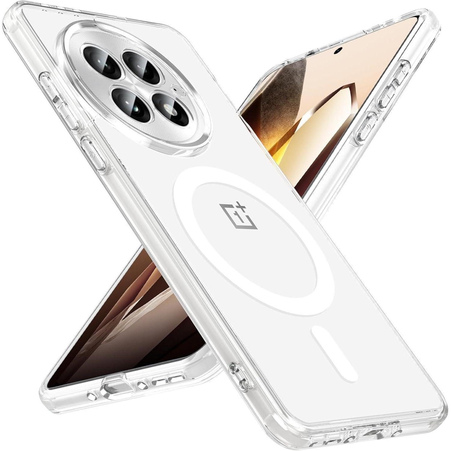 LuxusKollektion Smartphone-Hülle Schutzhülle magnetisch MagSafe transparent OnePlus 13 OnePlus 13-Clear
