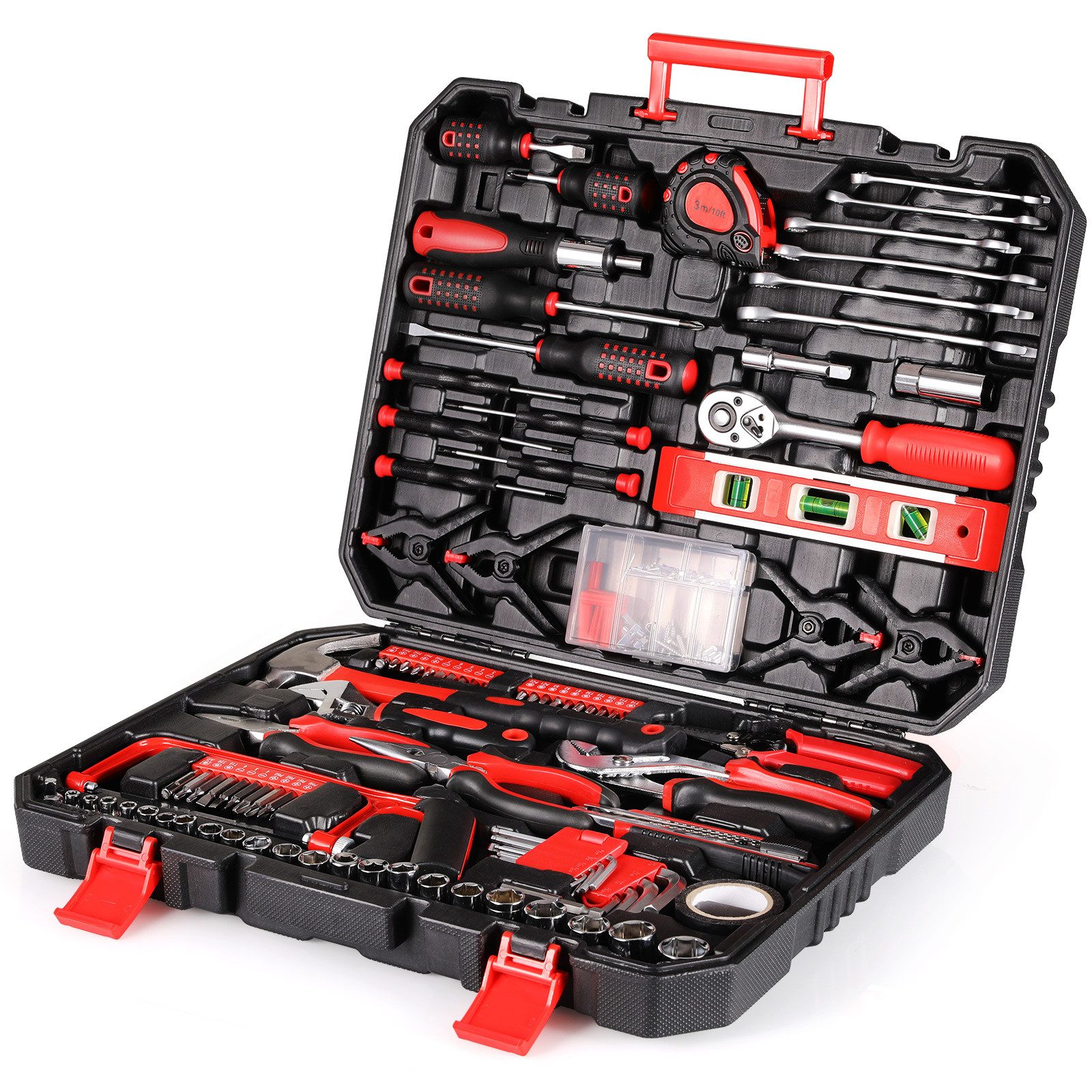 TLGREEN Werkzeugset Haushaltskoffer, (198-tlg., Schraubendreher-Set, Heim-W günstig online kaufen