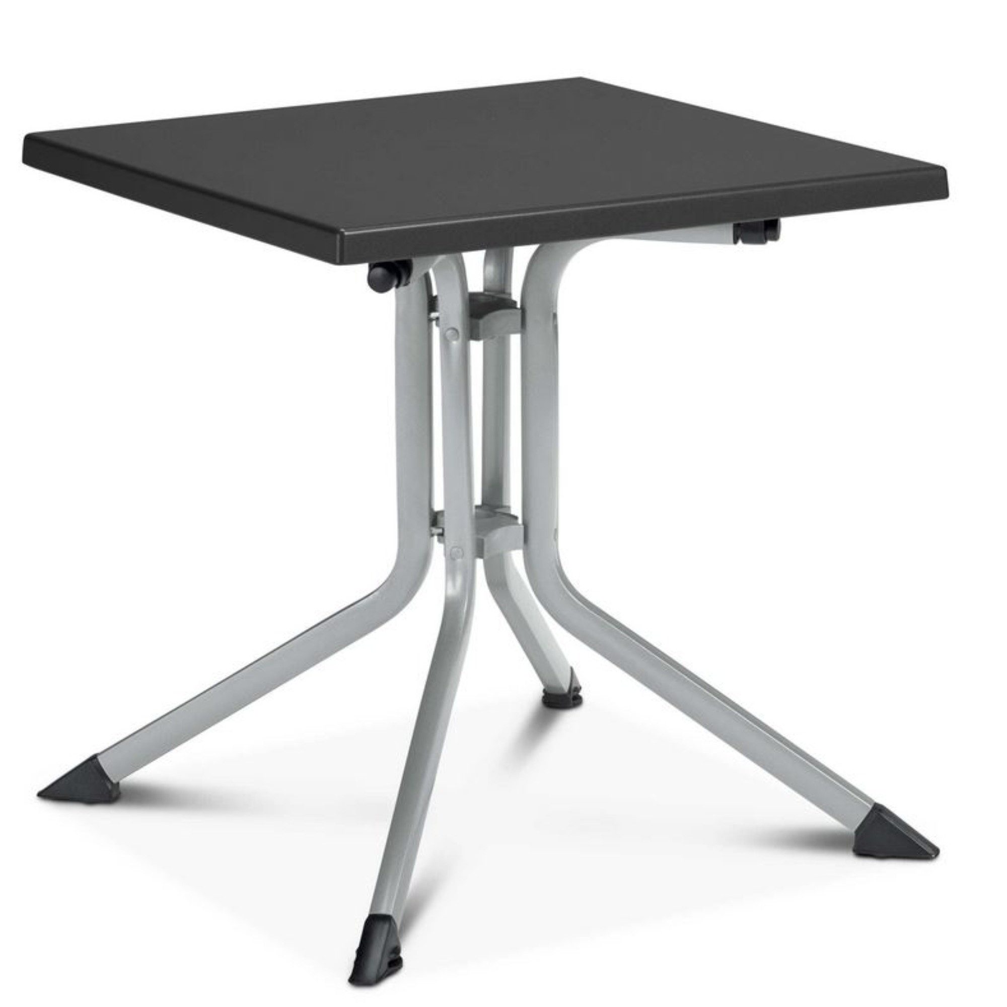 KETTLER Klappstuhl KETTLER Alu Klapptisch 70x70cm Kettalux silber anthrazit