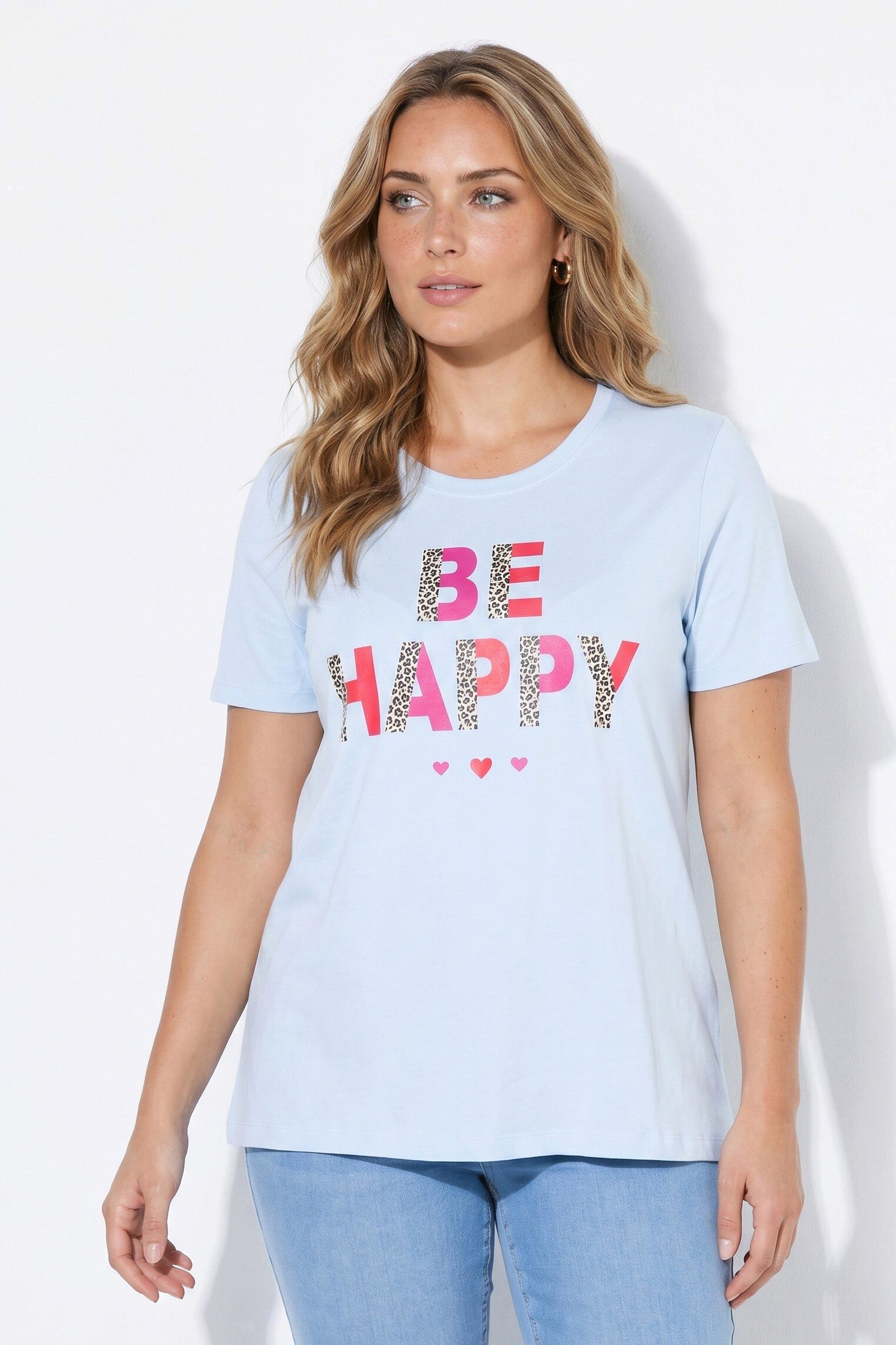 MIAMODA T-Shirt T-Shirt A-Linie Schriftzug