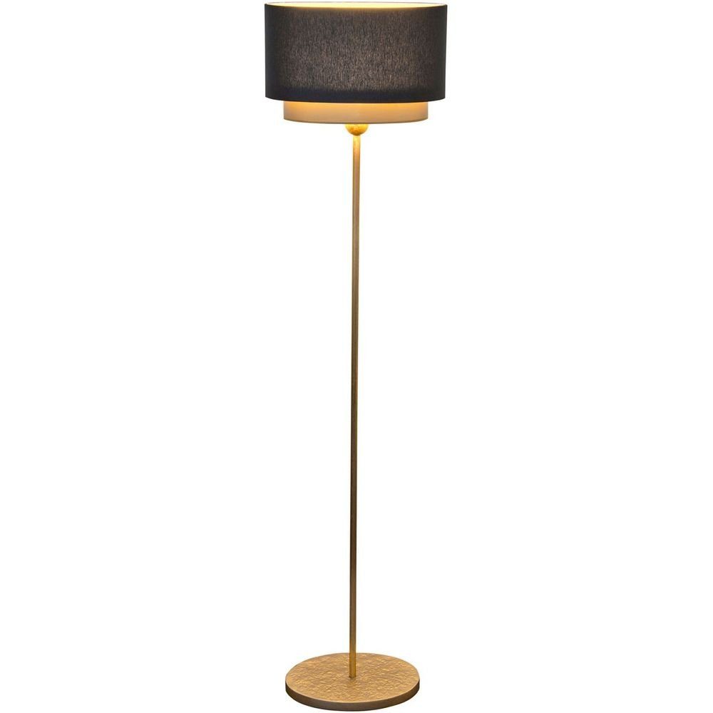 schwarz Mattia Holländer Stehlampe gold, Oval Eisen Gold-Schwarz