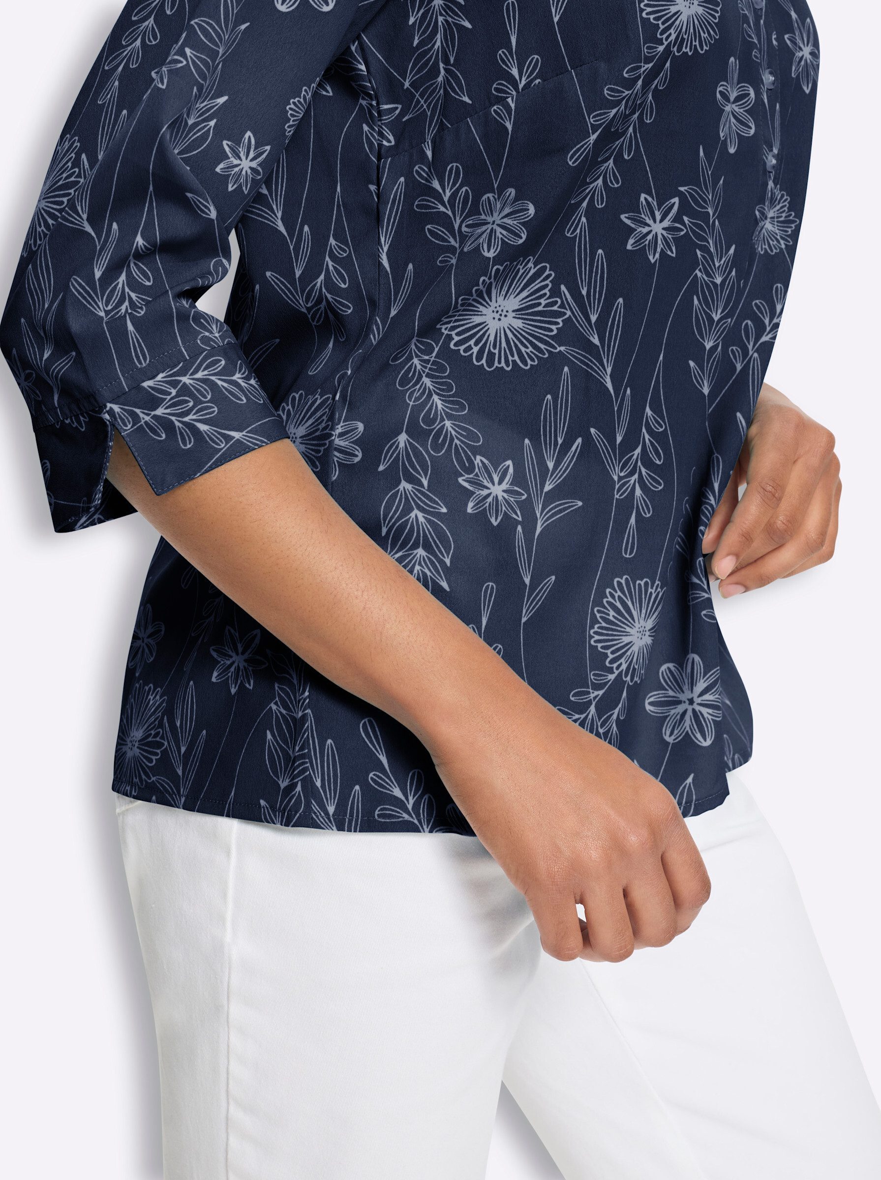 Sieh an! Klassische Bluse 3/4-Arm-Bluse 3/4-Arm – Bild 5 von 5
