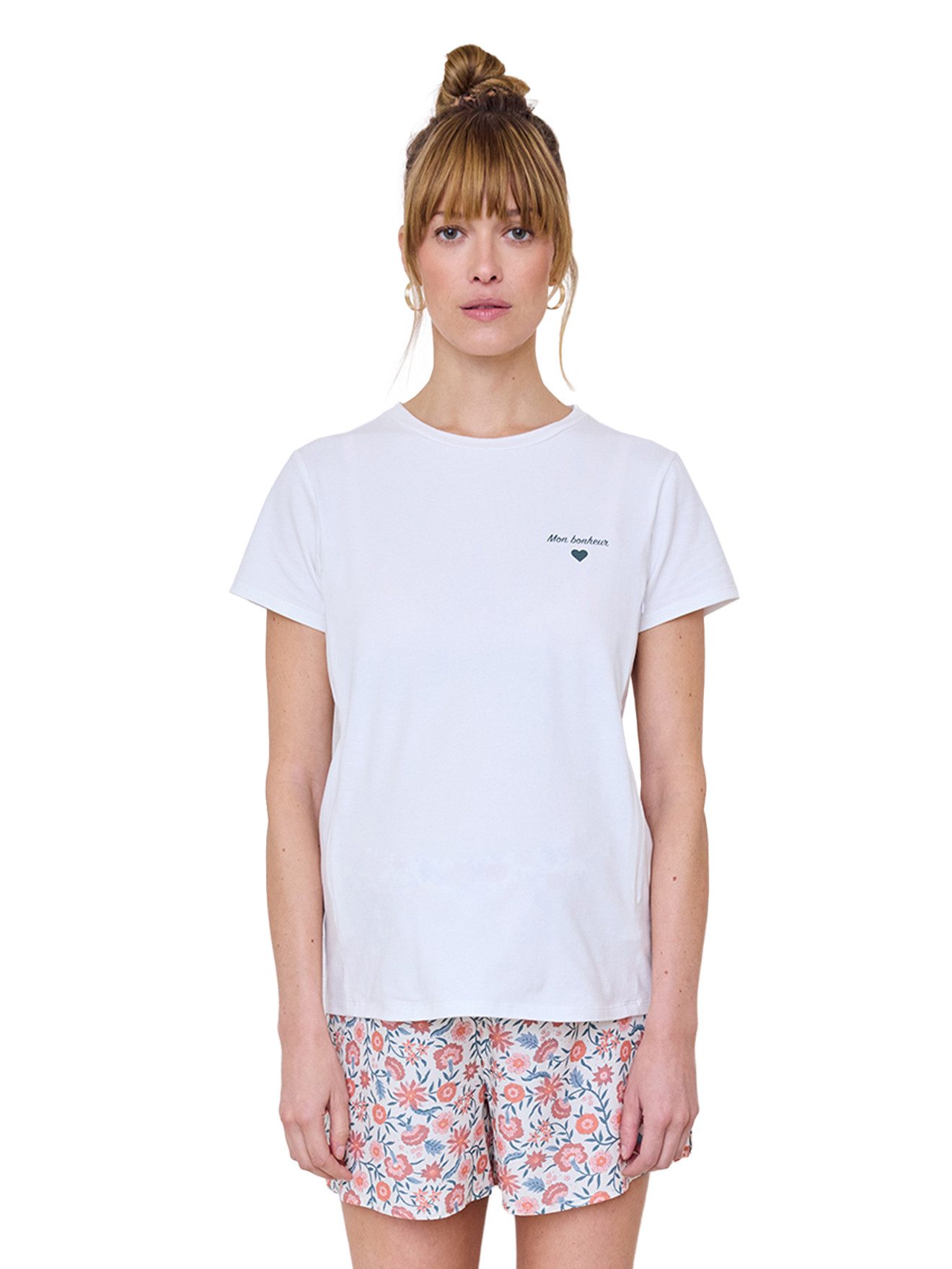 vertbaudet Umstandspyjama Homewear-Set, Schwangerschaft & Stillzeit 4-teilig