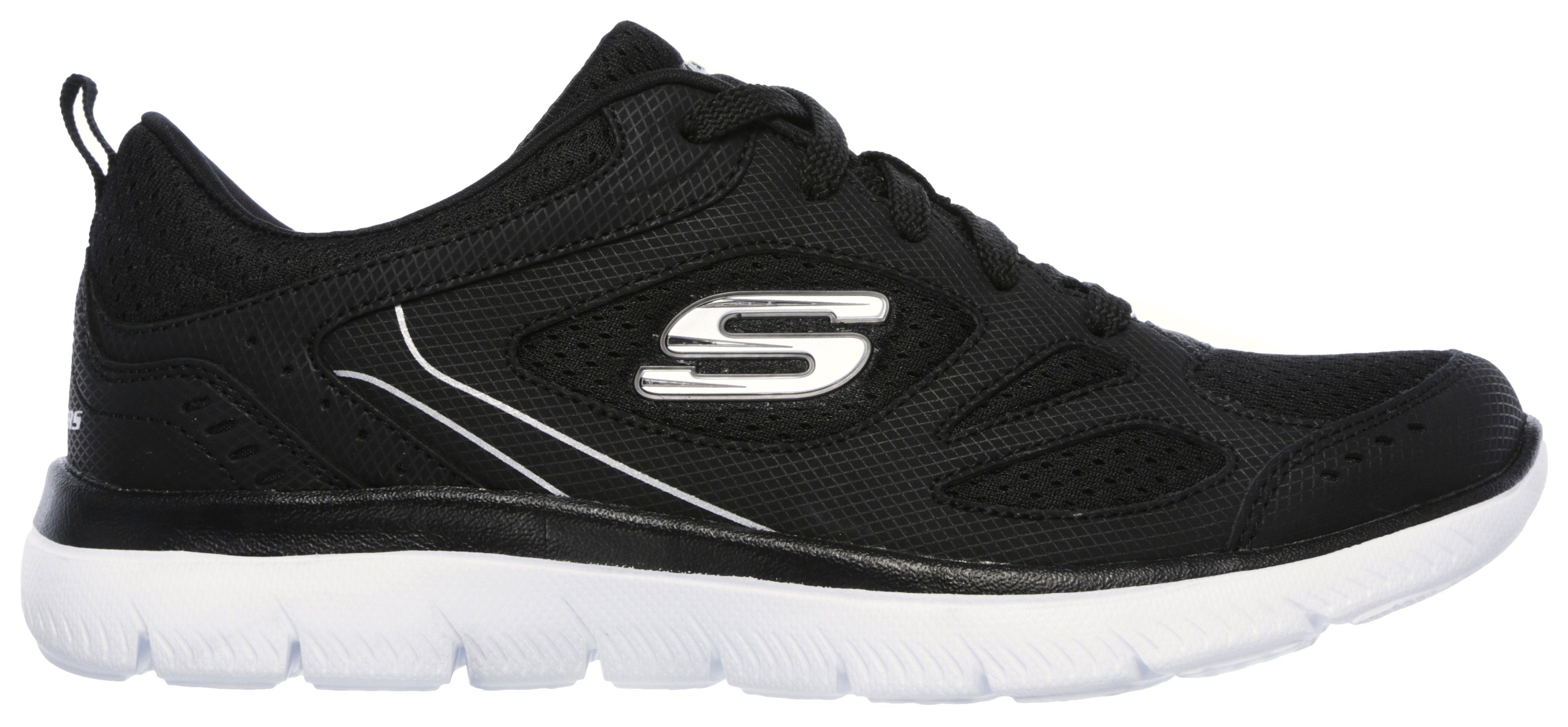 Skechers SUMMITS-SUITED Sneaker mit weich gepolsterter Innensohle schwarz-weiß
