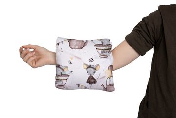 Amilian Stillkissen kleines Arm Stillkissen mit Füllung (Made in EU), Stillmuff, Muff für Unterwegs: ca. 22 x 20 cm, Hilfe beim Stillen, einfach über den Arm ziehen