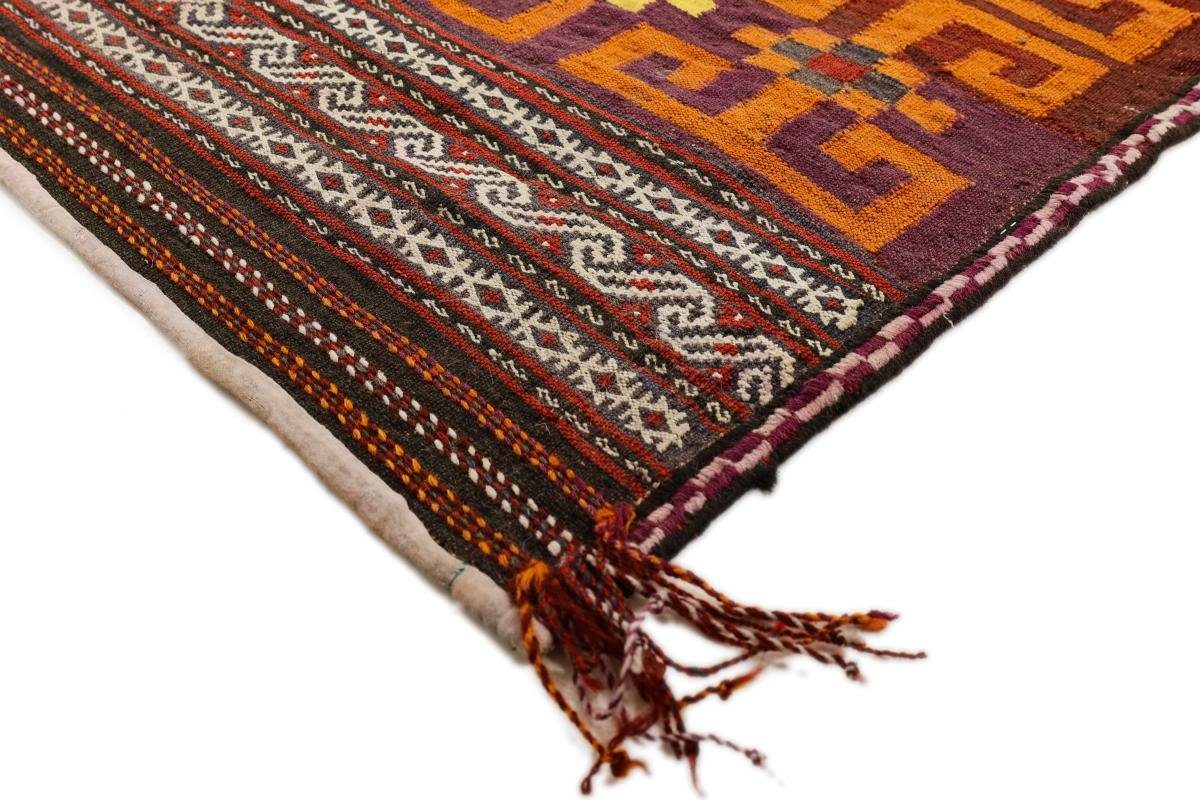 Quadratisch, Antik Afghan Handgewebter Orientteppich 3 Kelim mm Orientteppich Höhe: Trading, 124x117 rechteckig, Nain