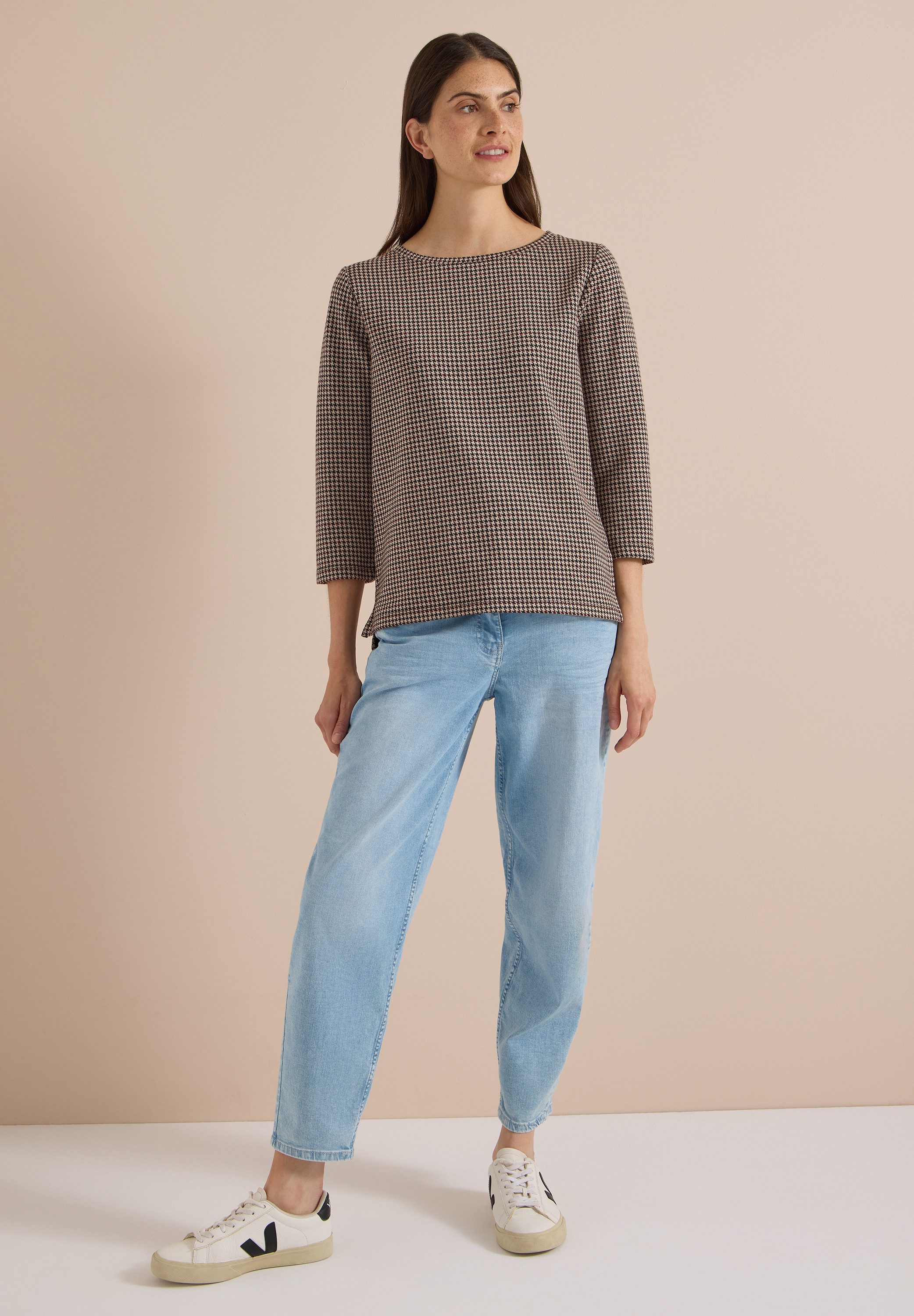 CECIL 3/4-Arm-Shirt mit 3/4 Ärmeln