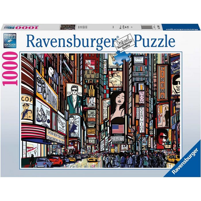 Ravensburger Puzzle »Buntes New York« 1000 Puzzleteile Made in Germany FSC® - schützt Wald - weltweit