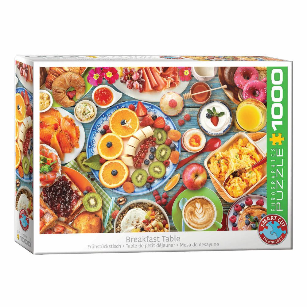 EUROGRAPHICS Puzzle Frühstückstisch, 1000 Puzzleteile