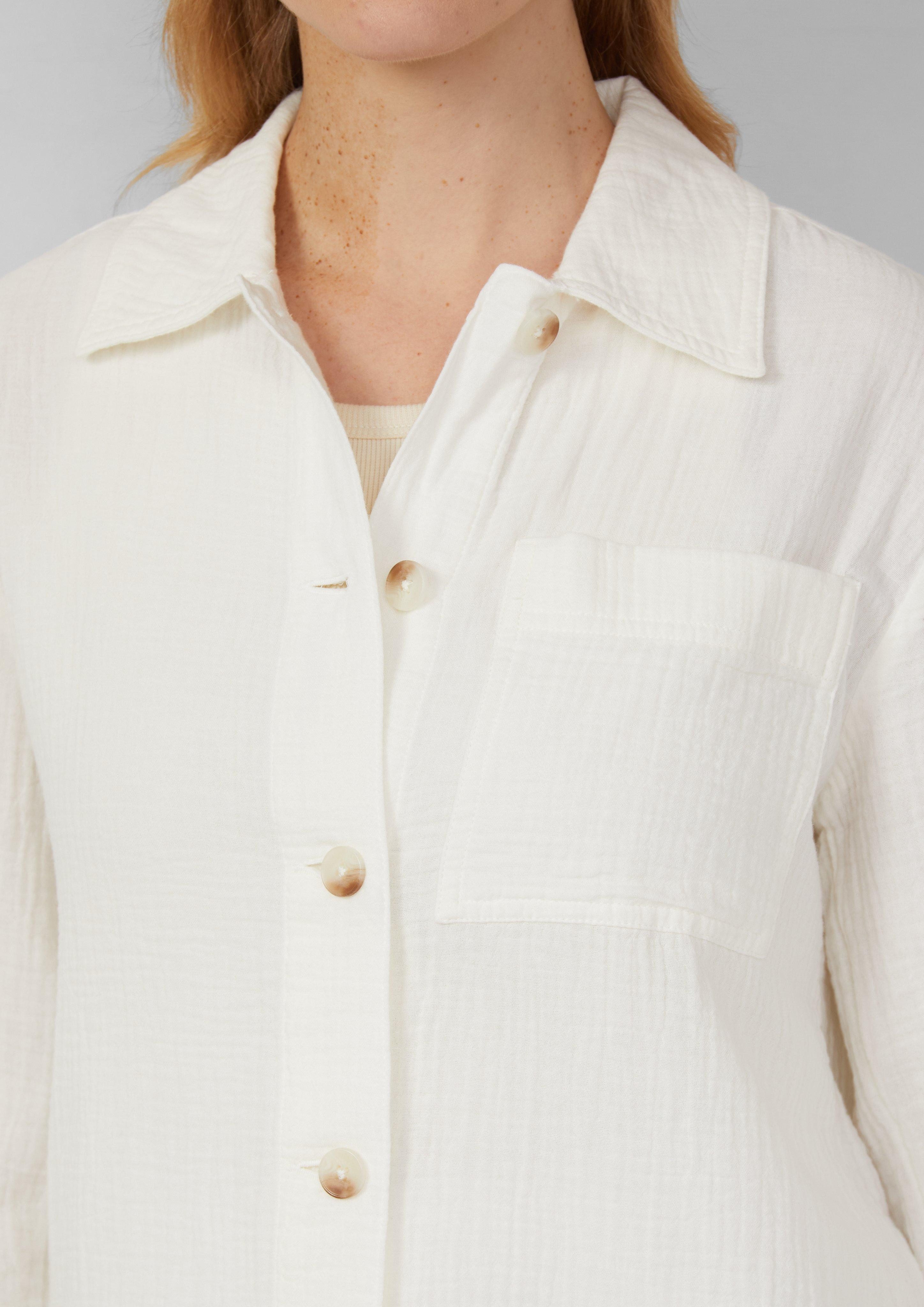 s.Oliver Funktionsjacke Blusen-Overshirt aus Musselin günstig online kaufen