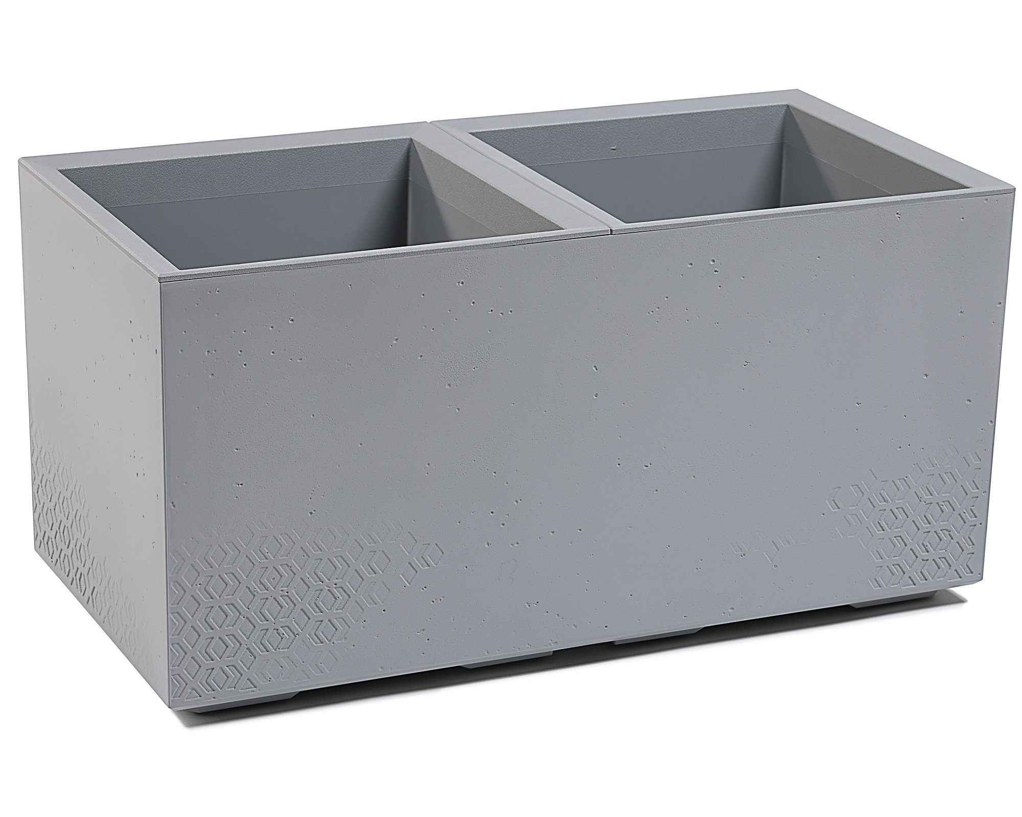 ONDIS24 Pflanzkübel Caro Beton Optik Blumenkübel mit Rollen aus