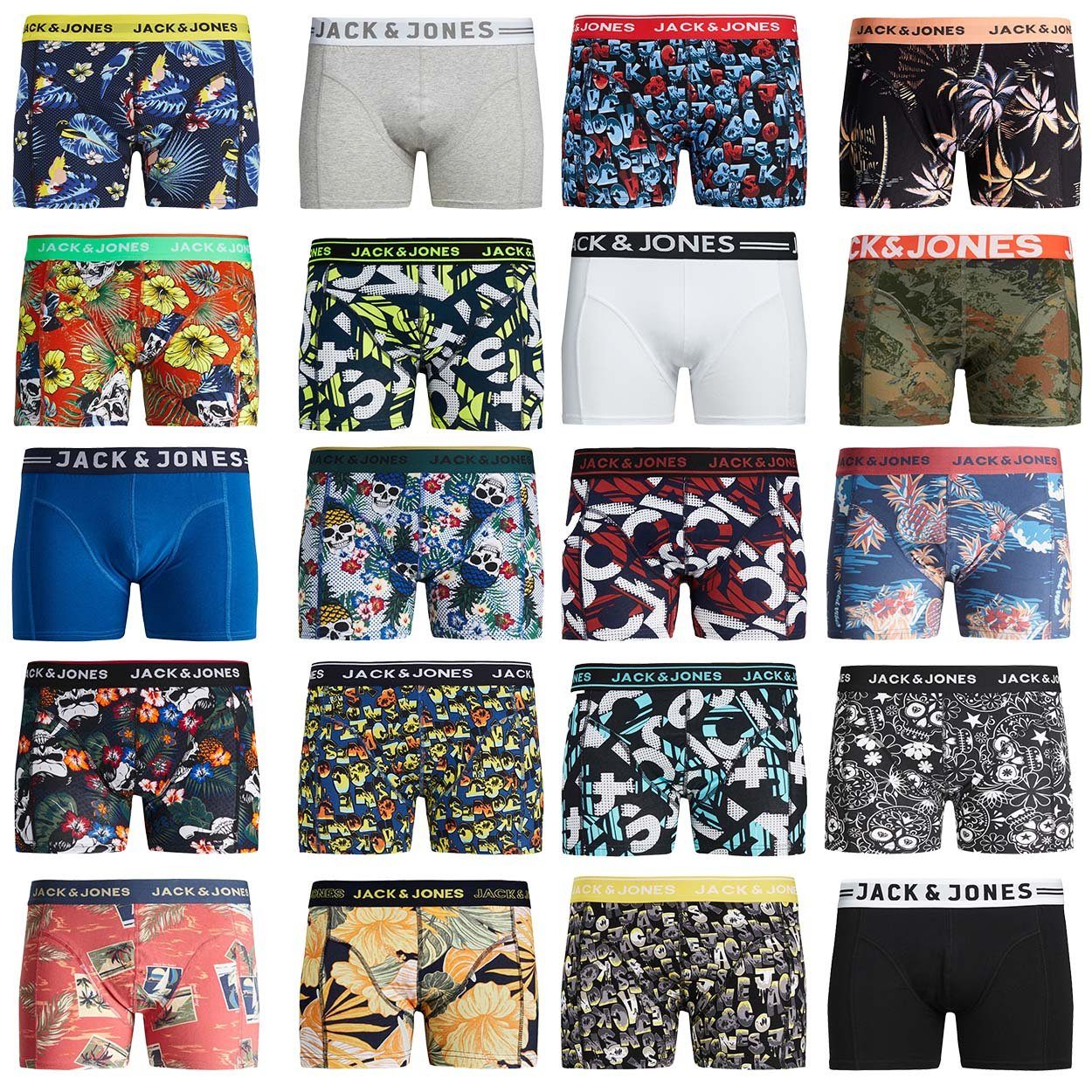 Jack & Jones Boxershorts JACK & JONES Herren 5er Pack Boxershorts MIX S M L günstig online kaufen