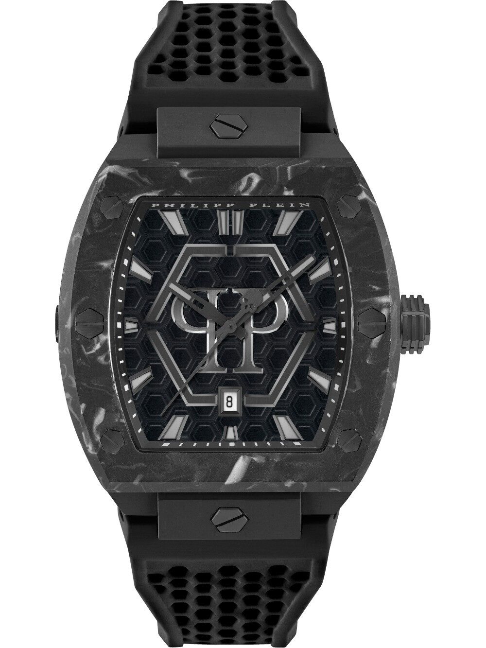 PHILIPP PLEIN Quarzuhr Philipp Plein PWPUA0624 Herrenuhr The Hexagon Phantom 44mm 5ATM Philipp Plein PWPUA0624 Herrenuhr The Hexagon Phantom 44mm 5ATM