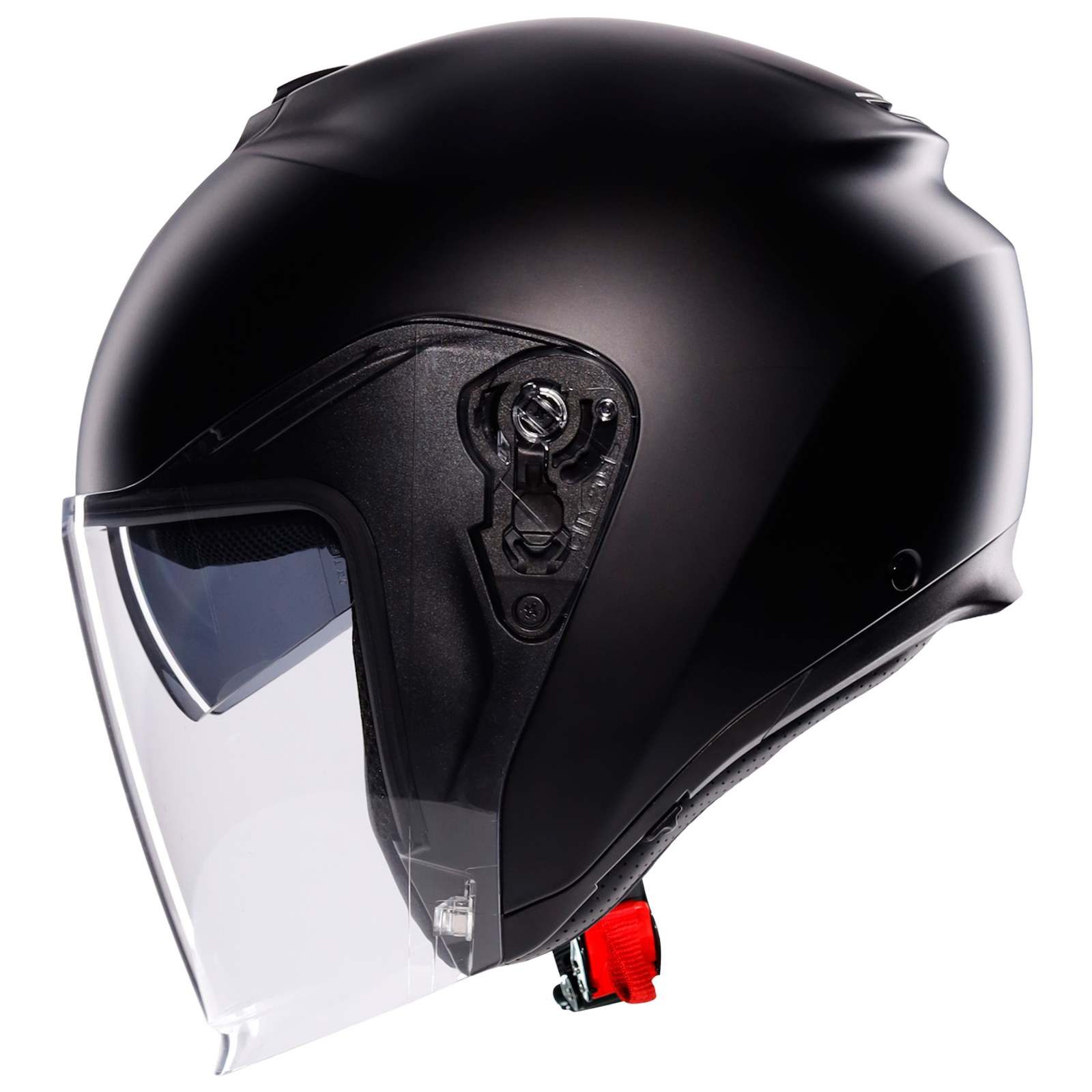 AGV Motorradhelm AGV Irides Jethelm mono matt-schwarz (1er Set)