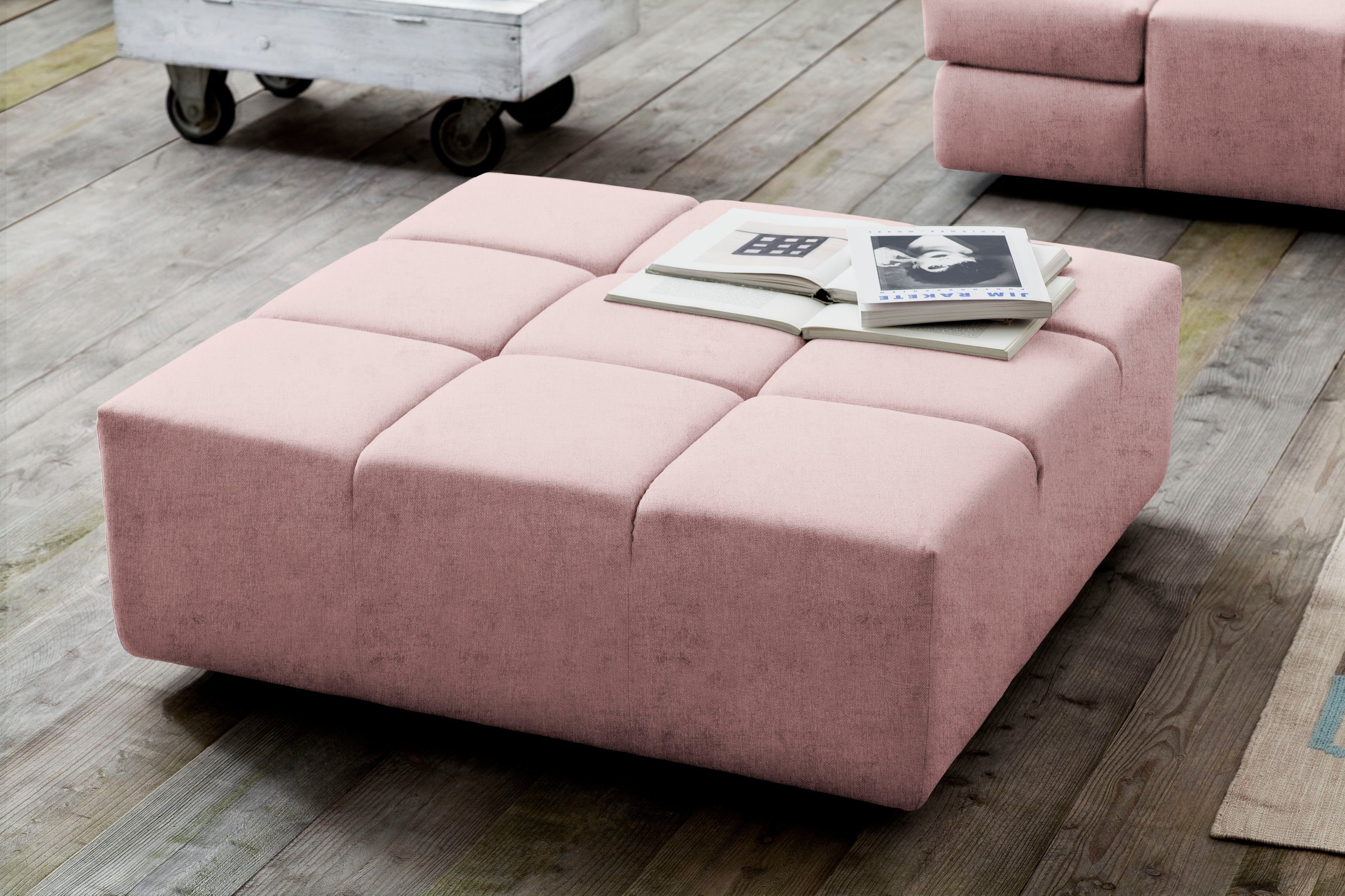 INOSIGN Polsterhocker Ancona, passend zur "Ancona"-Polsterserie, günstig online kaufen