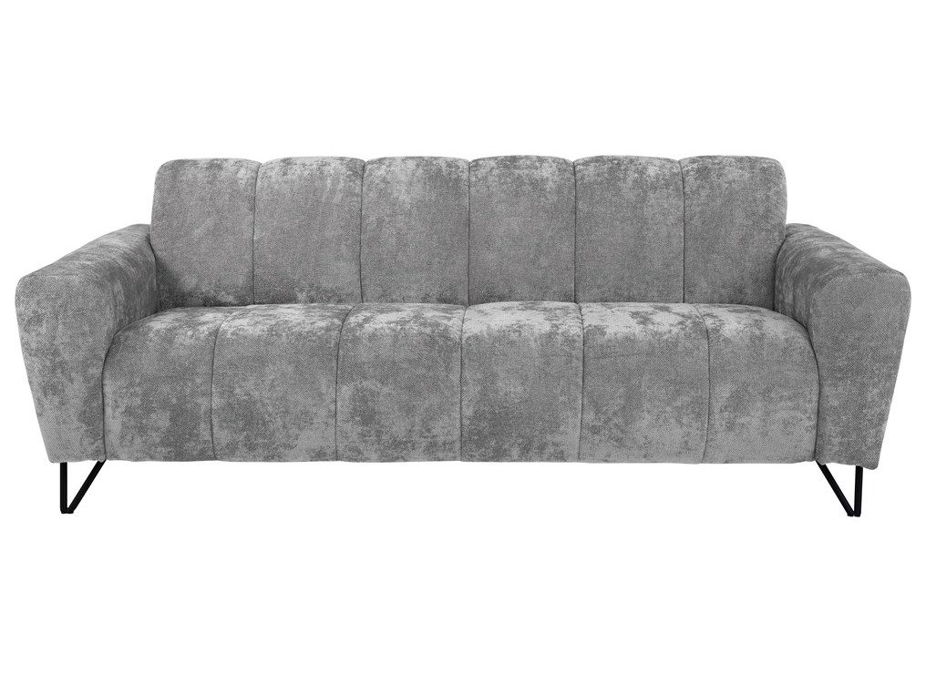 Beautysofa Sofa mit Metallbeine in Schwarz VOLARE, 3-Sitzer, viele Farbvarianten, ohne Schlaffunktion – Bild 2 von 5