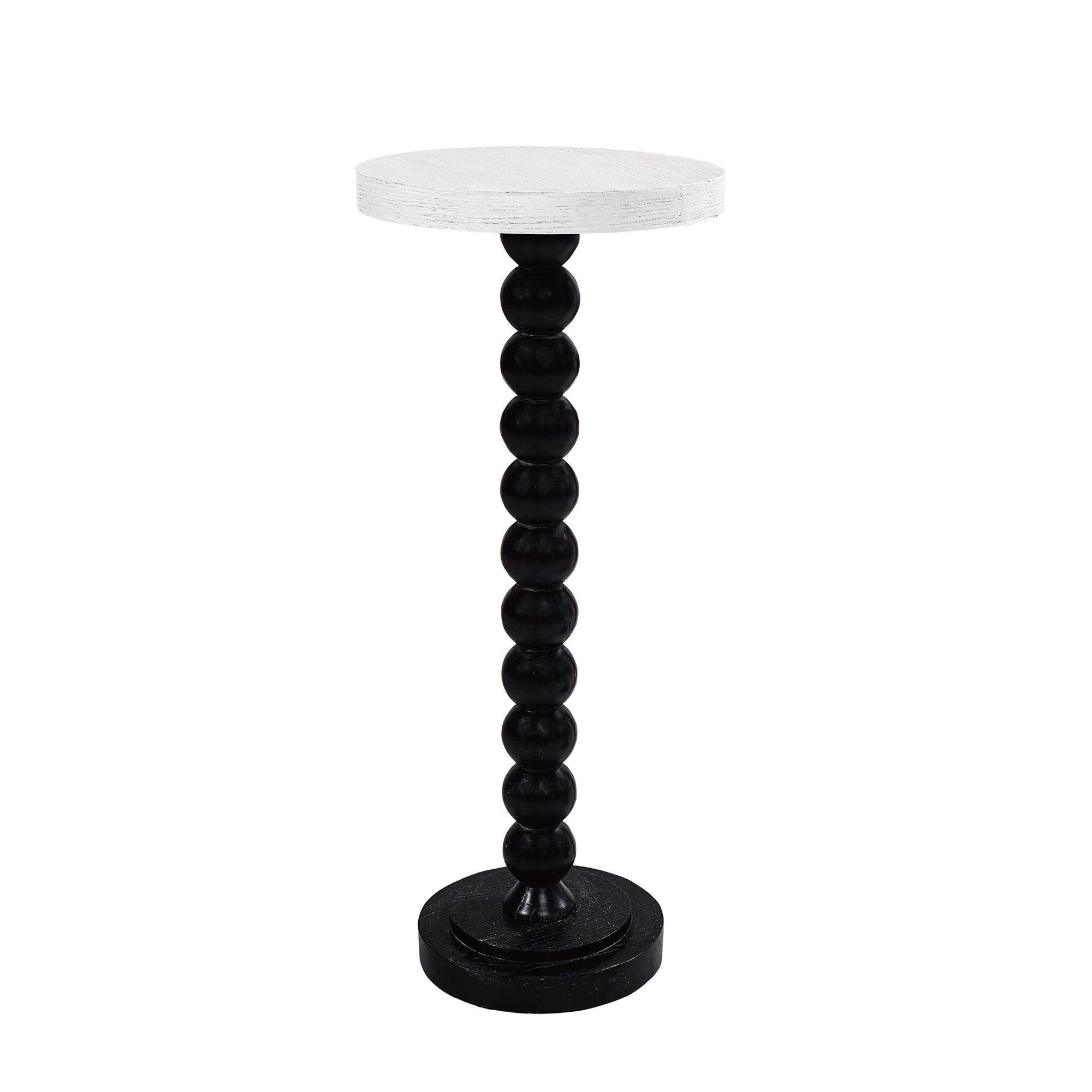 HomeGuru Couchtisch Kleiner runder Holztisch, Beistelltisch, für kleine Räume, Retro-Stil (1-St., Packung)