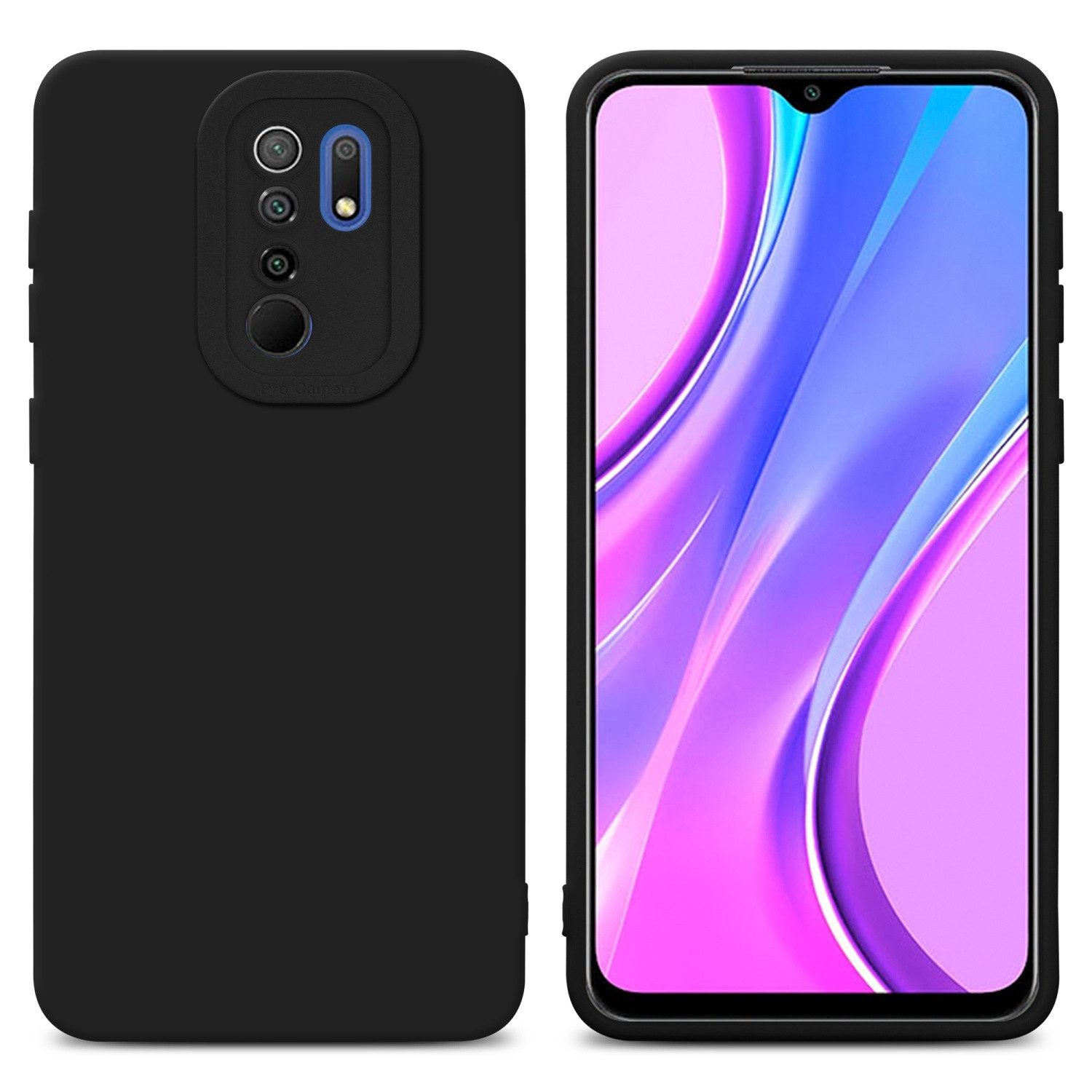 Cadorabo Handyhülle für Xiaomi RedMi 9 Hülle Xiaomi RedMi 9, Hülle Schutzhülle TPU Silikon Case Cover