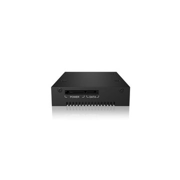ICY BOX Festplatten-Wechselrahmen IB-2212SSK, für 2,5 Zoll SATA / SAS HDD / SSD, Bauhöhe bis 15 mm