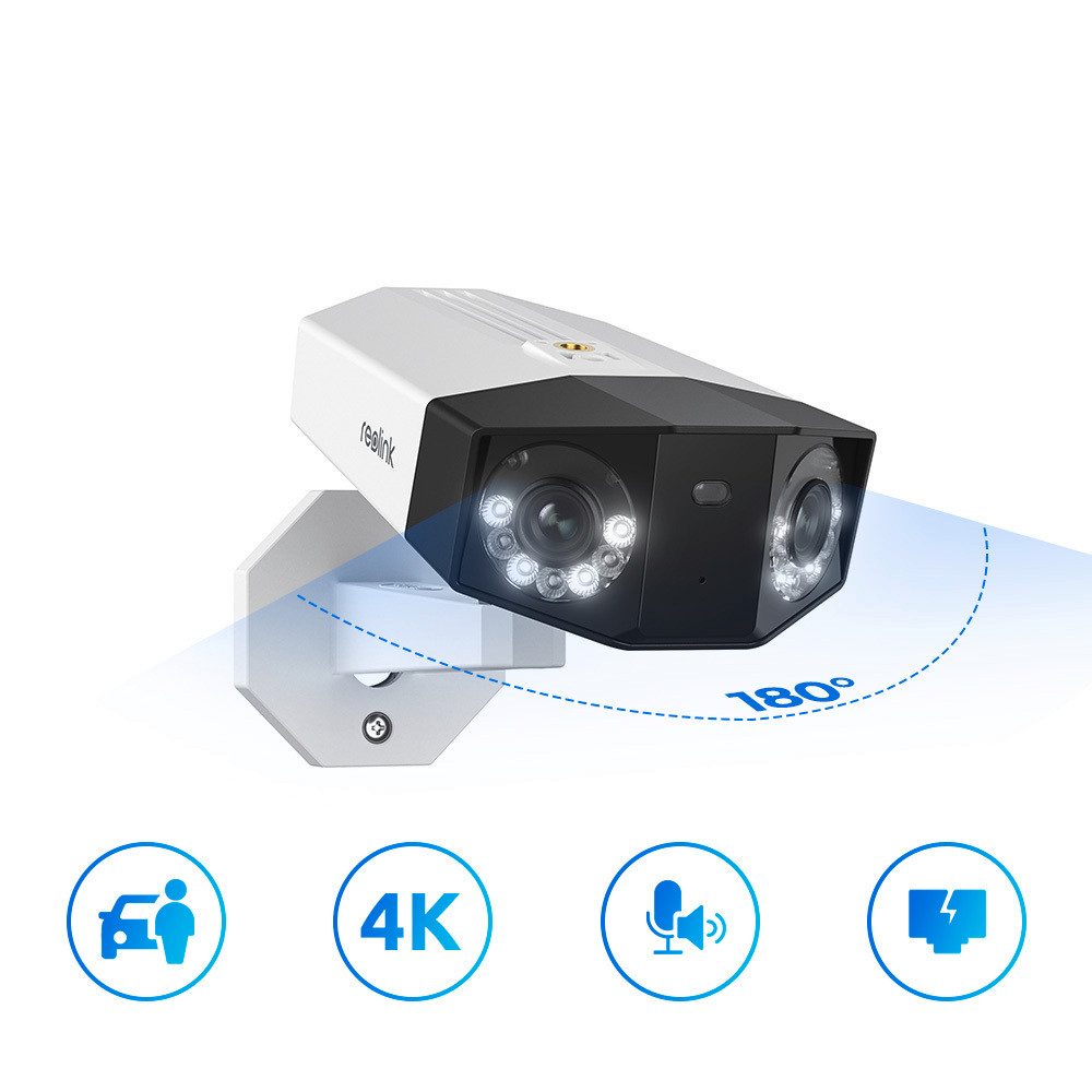 Reolink Überwachungskamera Reolink Duo Series P730 (Außenbereich, Innenbereich, Integrierte Sirene)