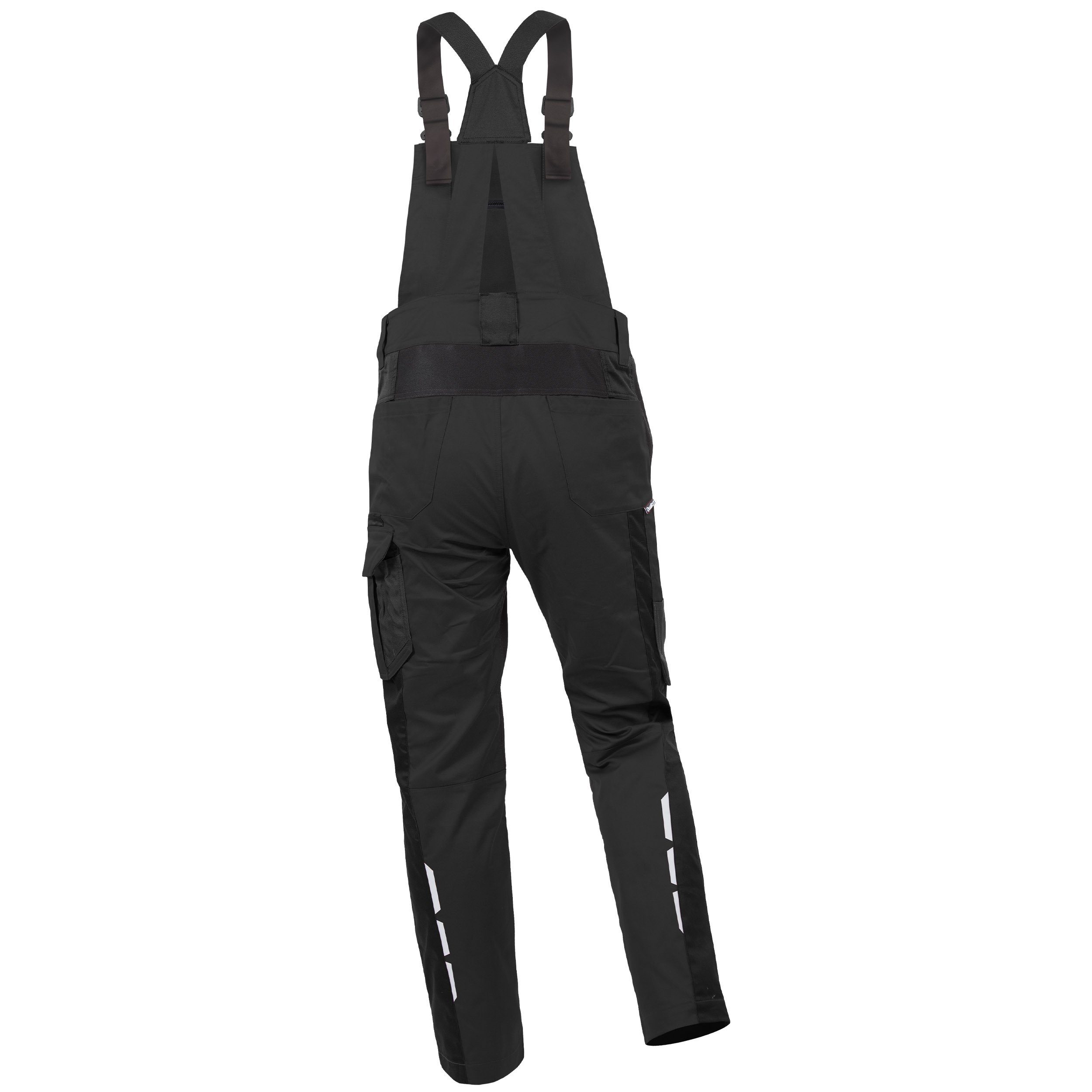 Qualitex Workwear Arbeitslatzhose Slim-Fit Latzhose Herren, strapazierfähig Stretch-Herren-Arbeitshose (1-tlg) xtra Strapazierfähig - Robust - Farbstabil - kratzfrei & metallfrei
