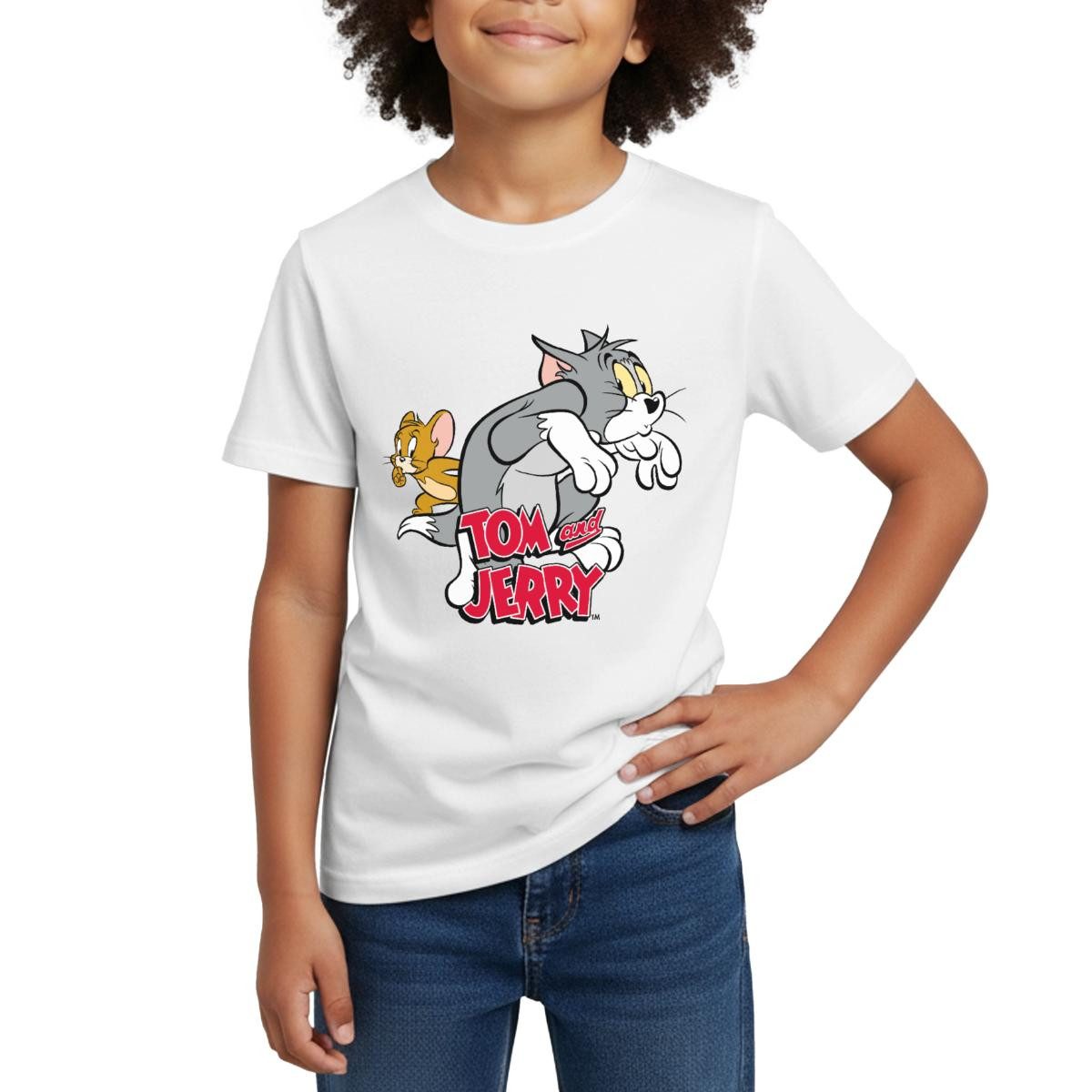 T-Shirt Tom Und Jerry Auf Samtpfoten Kinder T-Shirt