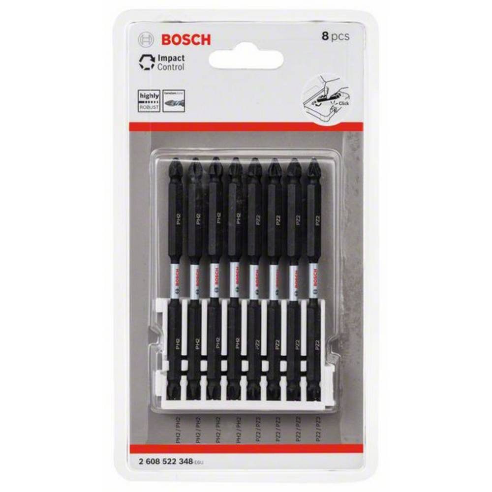 BOSCH Bit-Set Doppelklingen Schrauberbit-Set Impact Control