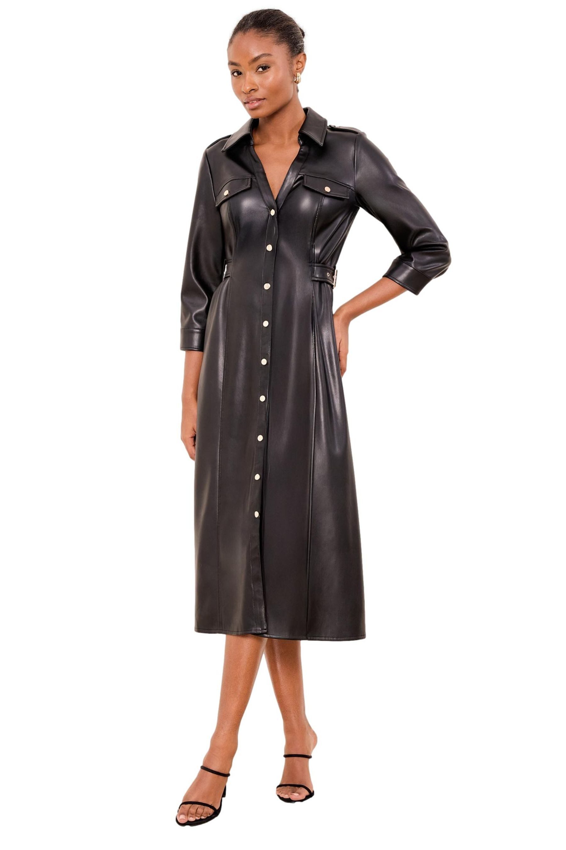 LIPSY Midikleid Lipsy Midikleid mit Schnallendetail (1-tlg)
