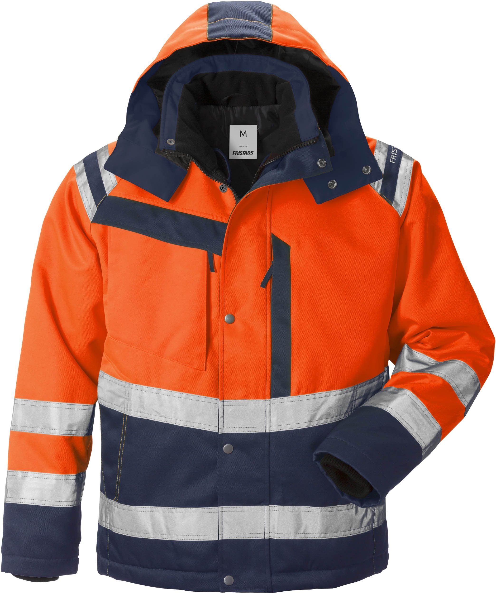 Schutzjacke Fristads Kansas 119630-271 Winterjacke 4043 PP Warnschutz-Orange/Marin