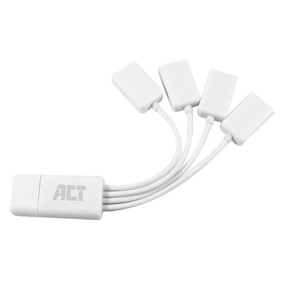 Acti Der ACT AC6210 Flexible 4-Port USB-Hub ist die ideale Lösung, um Ihren USB-Adapter