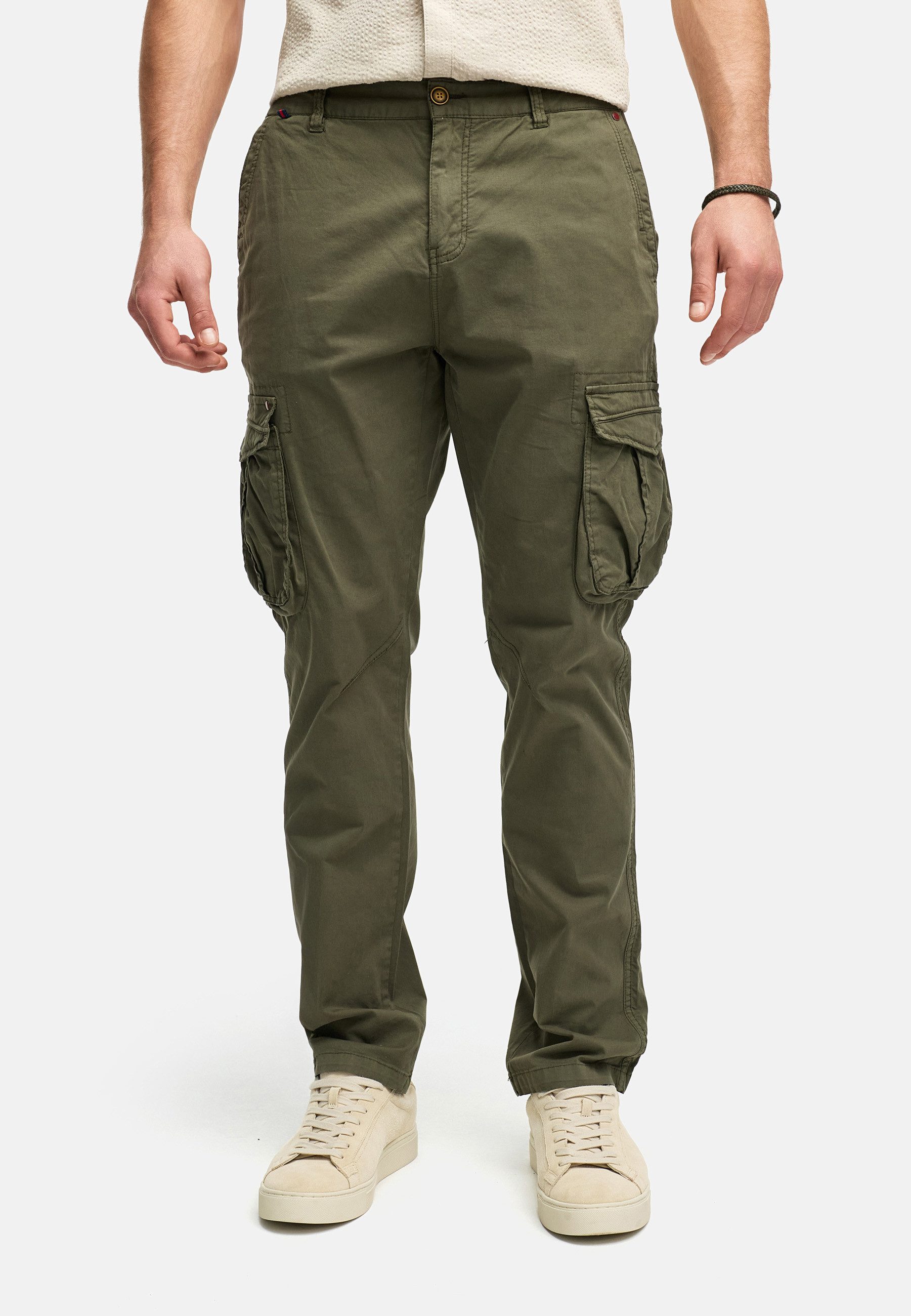 Indicode Cargohose Herren INRamen Cargo Hose Herrenhose mit 6 praktischen T günstig online kaufen
