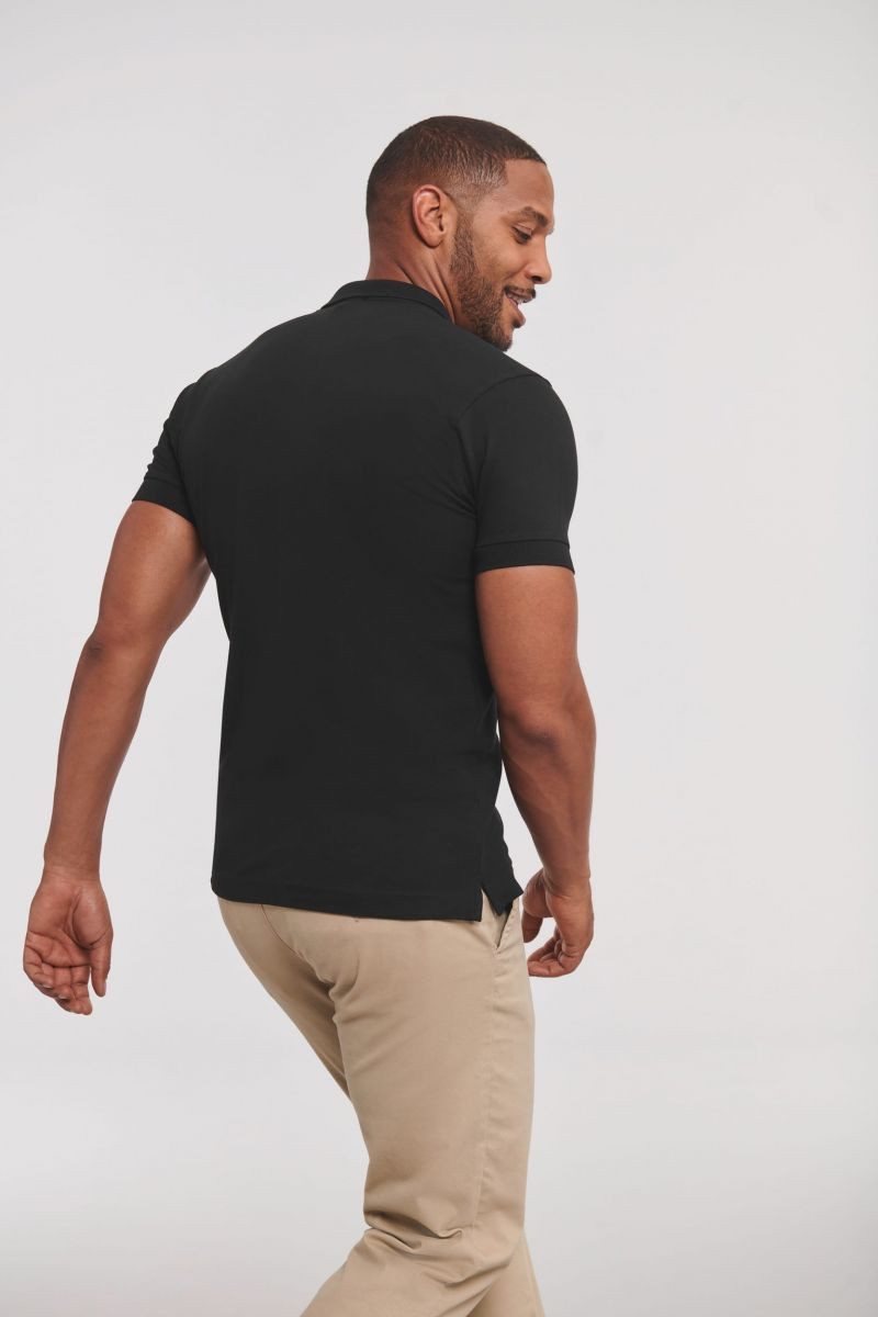 Russell Poloshirt Herren Stretch Polo Shirt / längere Ausführung