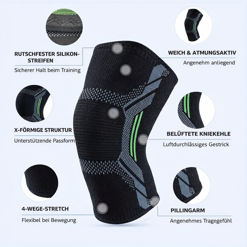 COOL-i ® Ellenbogenbandage Ellenbogenbandage Kompression,Elastische Sport-Armbandage, für Sport, Fitness, Tennis, Golf & Alltag, 1 Stk