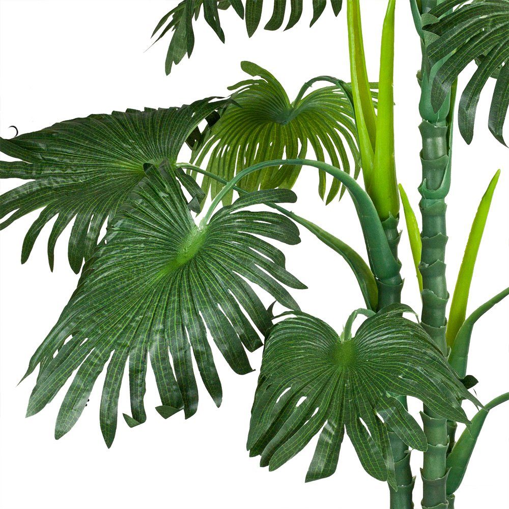 Kunstpalme Palme Palmenbaum Fächerpalme Kunstpflanze Pflanze Höhe cm Decovego, Künstliche cm, 150 150