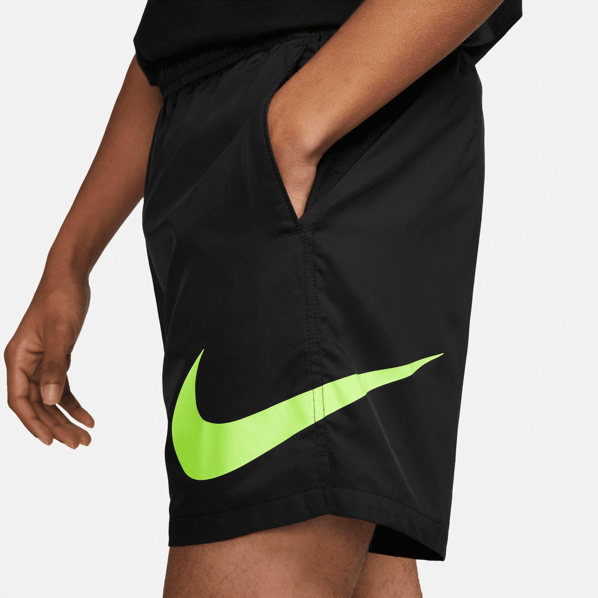 Shorts SW M SHORT schwarz Sportswear REPEAT Nike WVN NSW