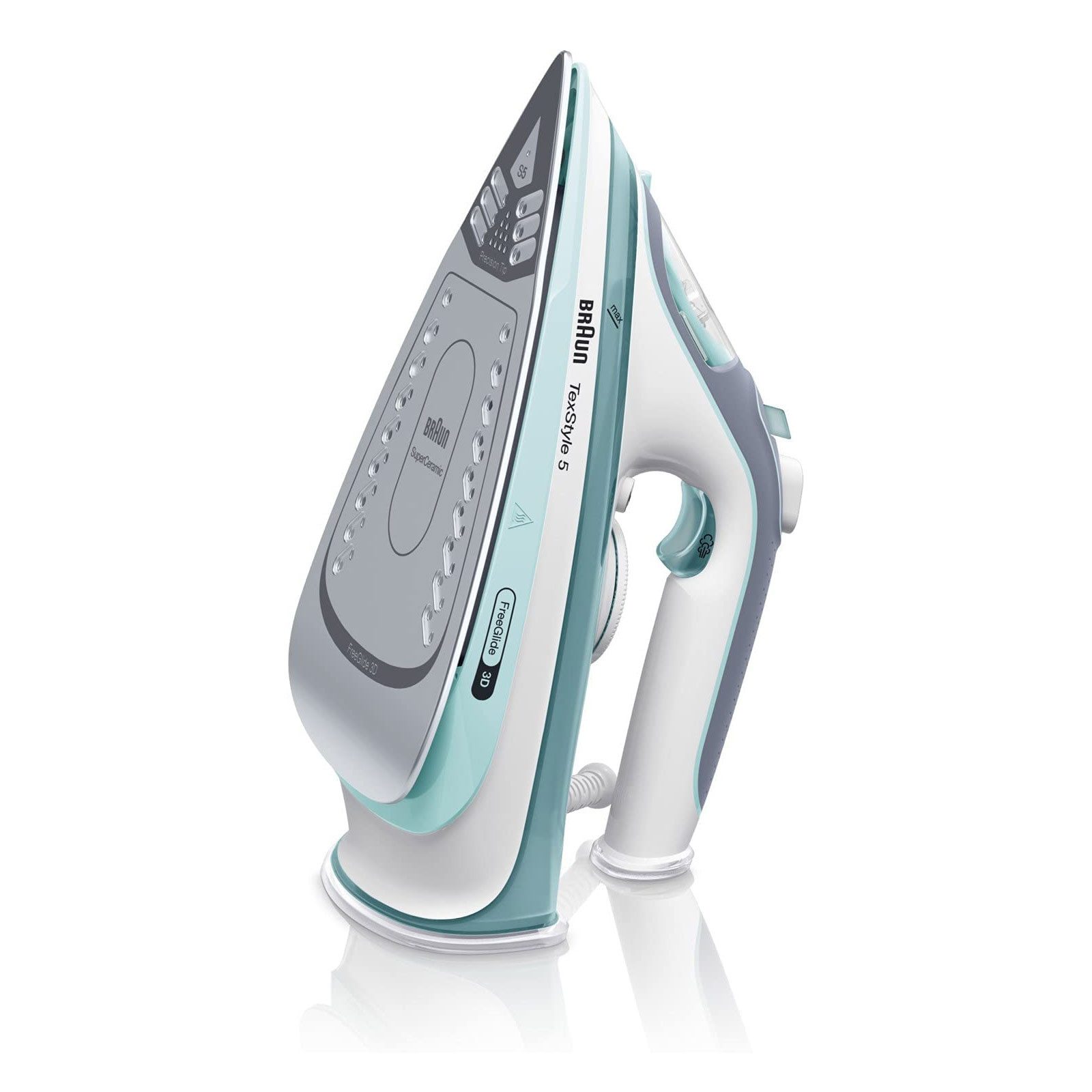 Braun Dampfbügelstation SI 5017 GR, 0.3 ml Wassertank, Dampf