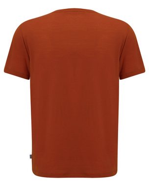 Meru T-Shirt Herren T-Shirt LORDELO mit Wolle (1-tlg)